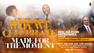 Rev. Gaylon McDowell Sunday Service "Made For The Moment" 10/08/23 HD