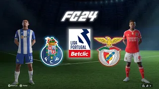 FC 24 - A MINHA PRIMEIRA GAMEPLAY ( FC PORTO VS SL BENFICA NO ESTÁDIO DO DRAGÃO ) (PS5)(4K)