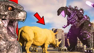 Shin Godzilla Fights A GIANT Rhino