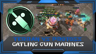 StarCraft 2 (RuFF Highlight): Gatling Gun Marines