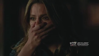 Castle 7x01 "Driven"  Surveillance Camera Beckett Cries as She Sees Castle