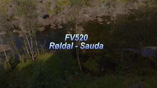 Fv520, Røldal - Sauda, drone video