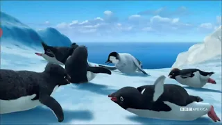 Happy Feet (2006) Slide Scene on BBC America