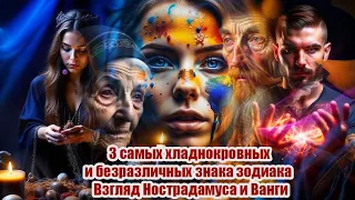 3 самых хладнокровных и безразличных знака зодиака | Взгляд Нострадамуса и Ванги