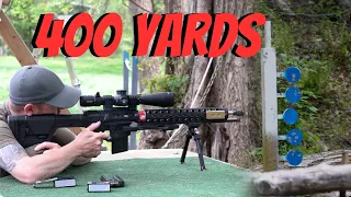 Shooting The AR 22lr 400 Yards // JP AR22 Part 2