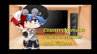 Countryhumans react to Memes and Videos// Enjoy😽 {🇺🇸/🇷🇺}