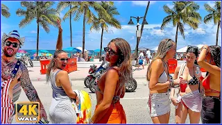 【4K】𝐖𝐀𝐋𝐊 ➜ 🇺🇸 USA 🇺🇸 𝐅𝐨𝐫𝐭 𝐋𝐚𝐮𝐝𝐞𝐫𝐝𝐚𝐥𝐞  🏖  𝐁𝐄𝐀𝐂𝐇 𝐏𝐀𝐑𝐓𝐘 😀 4K video 𝐇𝐃𝐑 !