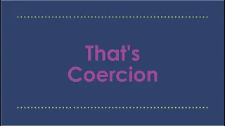 That's Coercion: An Introduction