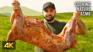 FULL GOAT in TANDOOR! Delicate Meat Cooked in the Mountains