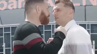 UFC’s most intense stare down? Paul Felder face off against Dan Hooker