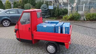 Piaggio Ape 50 185 kg ładowności bez prawa jazdy