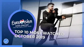 TOP 10: Most watched in October 2019 - Eurovision Song Contest