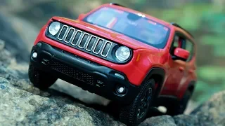 Unboxing Of Miniature Jeep Renegade  1:24 Diecast Scale Model Car