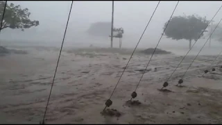 Massive tropical storm hits retractable X Frame house in Culiacan Mexico