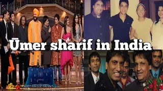 Umer sharif in india/met amir khan kapil sharma & bobby deol/indian laughter challenge season judge