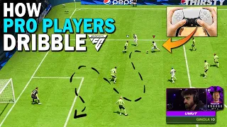 How PRO PLAYERS DRIBBLE in EA FC 24 | Why you are BAD at dribbling in EA FC 24