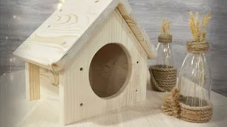 Домик для Шиншиллы своими руками DIY | How to make a house for a chinchilla.