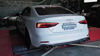 2018 Audi S5 B9 Coupe V6 Turbocharged w/ ARMYTRIX Valved Exhaust - Revs & Accelerations On Dyno!