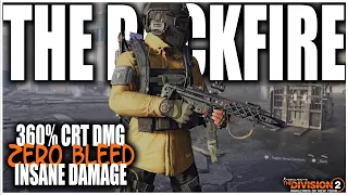 THE DIVISION 2 - 360% CRIT DAMAGE PVE BUILD WITH THE BACK FIRE EXOTIC SMG & 98% BLEED RESISTENCE!