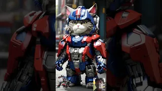 All robot transformer cats version #transformers #shorts