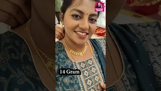 8 Gram Necklace 🤩 Light Weight Jewellery Collections Saravana Stores Elite | Karthikha Channel