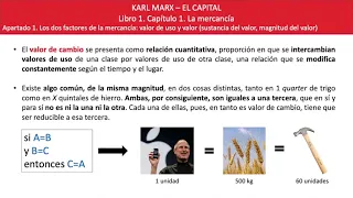 Karl Marx - El Capital. Tomo 1, Capítulo 1, Apartado 1