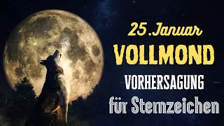 Für diese Sternzeichen verordnet der Vollmond am 25  Januar 2024 einen kosmischen Kurswechsel