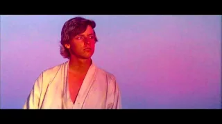 Star Wars IV A New Hope - Binary Sunset Scene