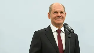 Olaf Scholz vor dem Einzug ins Kanzleramt | AFP