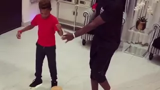 Like Father, Like Son!!! Peter Okoye's Son, Cameron Showing Off His Dancing Skills