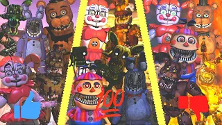 More Five Nights at Freddy’s Model Comparisons