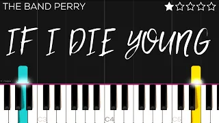 The Band Perry - If I Die Young | EASY Piano Tutorial