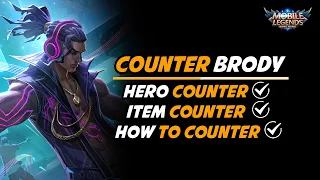 TUTORIAL COUNTER BRODY ! AUTO MATI KUTU BRODY NYA - Mobile legends