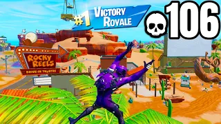 106 Elimination Solo vs Squads Wins Full Gameplay (Fortnite Chapter 3 Season 4)