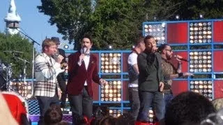 Backstreet Boys singing their new Christmas song at Disneyland on November 4, 2012!