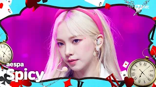 [K-POP 시간 여행 특집] aespa (에스파) - Spicy #엠카운트다운 EP.810 | Mnet 230817 방송