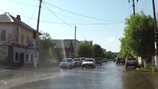 ДТП при буксировке (перекресток Володарского-Коммунистическая). г. Вольск, 16.05.2019