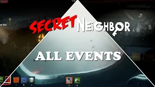 All Secret Neighbor Events 2020 Halloween Update | Mayak, Reel / Easter, & Rocket Events