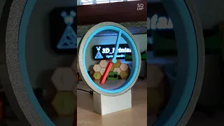 3D Printed WiFi Hollow Clock