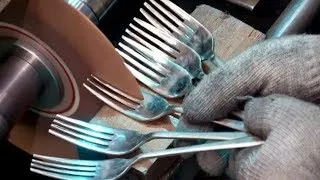 This Korean Fork Factory has been making Korean Fork Food for over 50 Years.