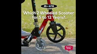 Big wheels or small? Which 2 wheeled Micro scooter is the best?