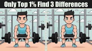 Spot The Difference : Only Top 1% Find 3 Differences | Find The Difference #213