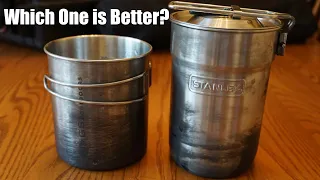 Camp Cooking Pots -Stanley Adventure vs GSI Outdoors (Stainless Steel)