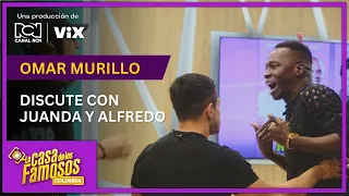 Omar Murillo tiene una discusión con Alfredo Redes y Juanda en La casa de los famosos Colombia