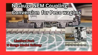 NEM Pocket Conversion for N Gauge Peco wagon couplings, Ep7