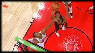 Scottie Barnes SWATS Away Donovan Mitchell - Raptors vs Cavs