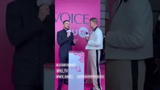 Сергей Лазарев на премии "RU-TV" Спец премия «Выбор журнала "Voice"» часть (4)