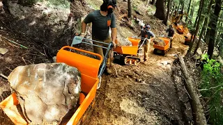 No Turning Back, Building Our Way Out is The Only Option! |  "Skidmarks" MTB Trail Build  Ep. 4