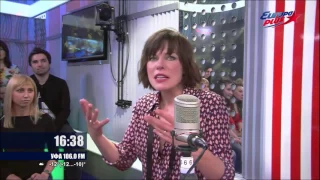 Milla Jovovich interview on Russian Radio