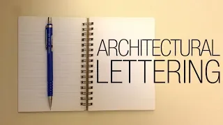 ARCHITECTURAL LETTERING ¦ WRITING ¦ LETTERS IN CAPS